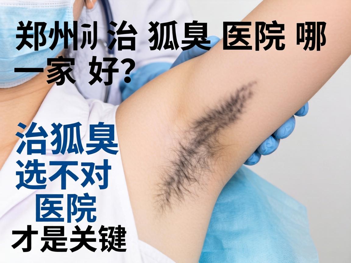 郑州治狐臭医院哪家好？治狐臭选对医院才是关键