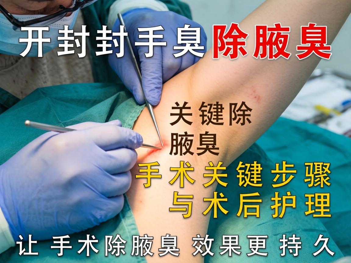 开封手术除腋臭,手术除腋臭的关键步骤与术后护理,让手术除腋臭效果更持久 开封手术除腋臭,手术除腋臭的关键步骤与术后护理,让手术除腋臭效果更持久