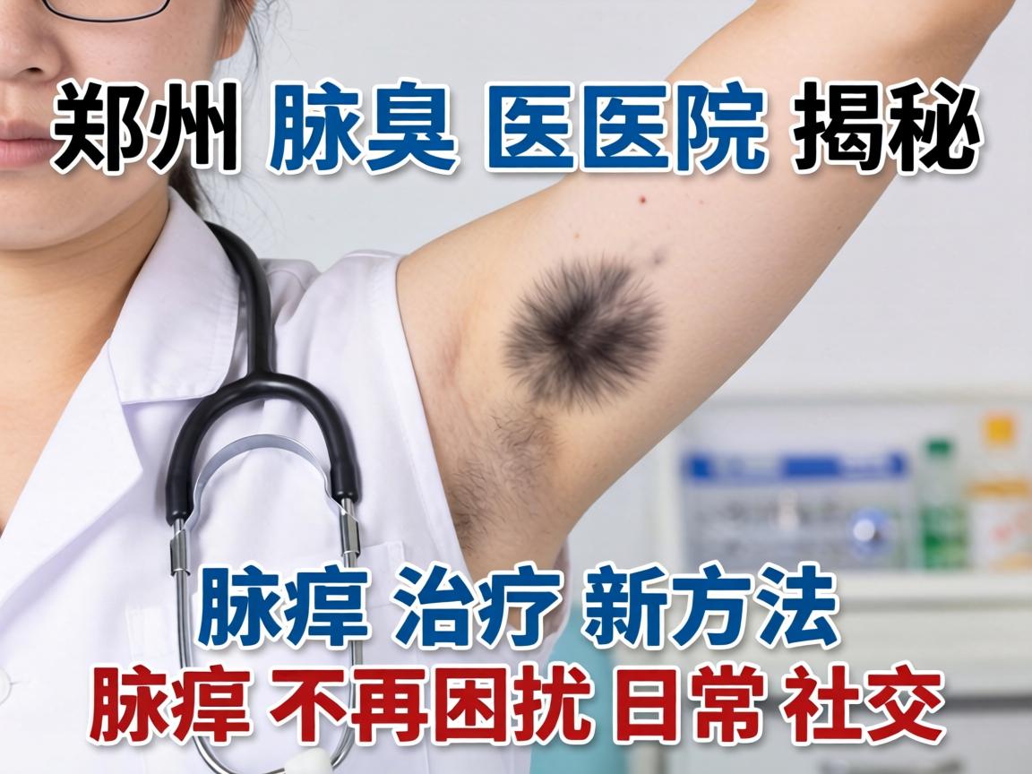 郑州腋臭医院揭秘，腋臭治疗新方法，腋臭不再困扰日常社交