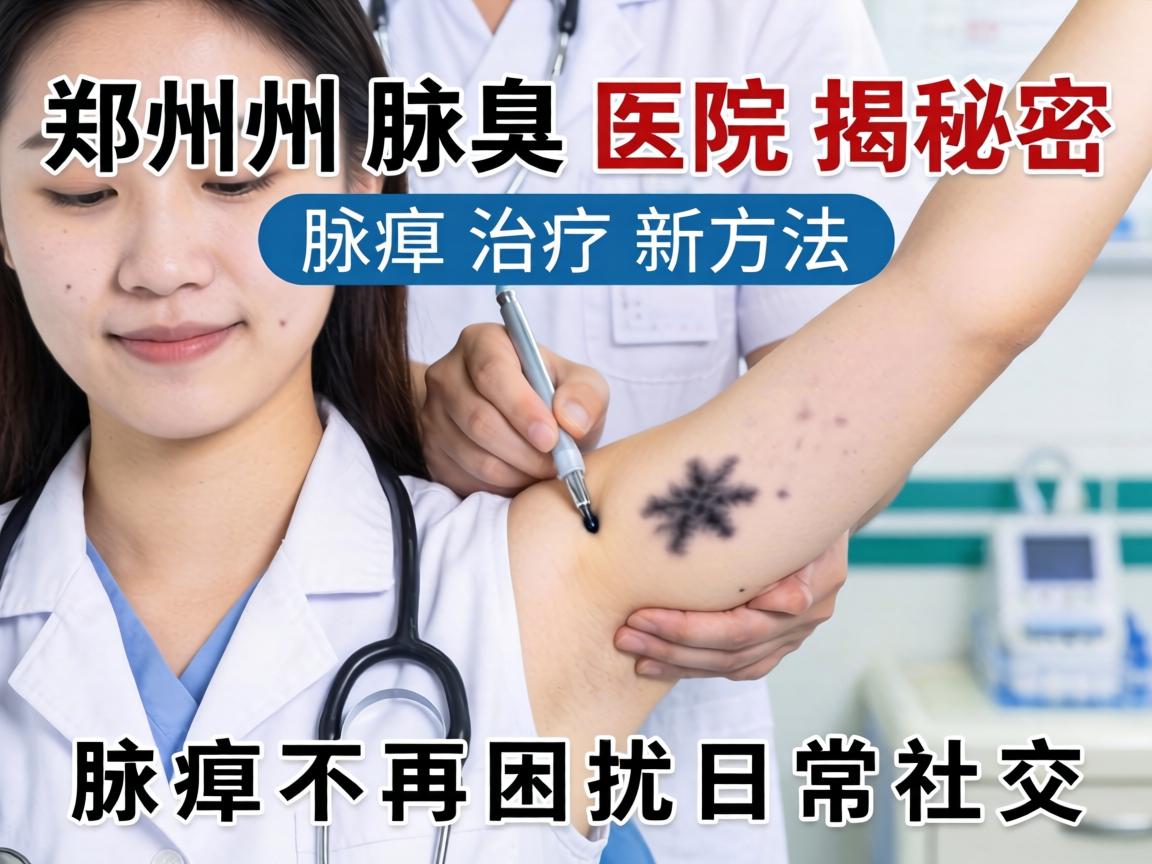 郑州腋臭医院揭秘，腋臭治疗新方法，腋臭不再困扰日常社交