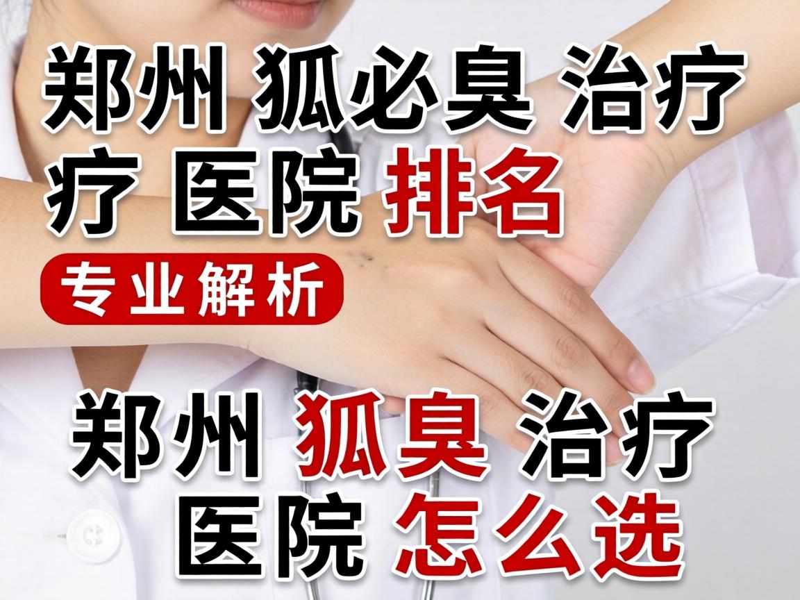 郑州狐臭治疗医院排名，专业解析郑州狐臭治疗医院怎么选