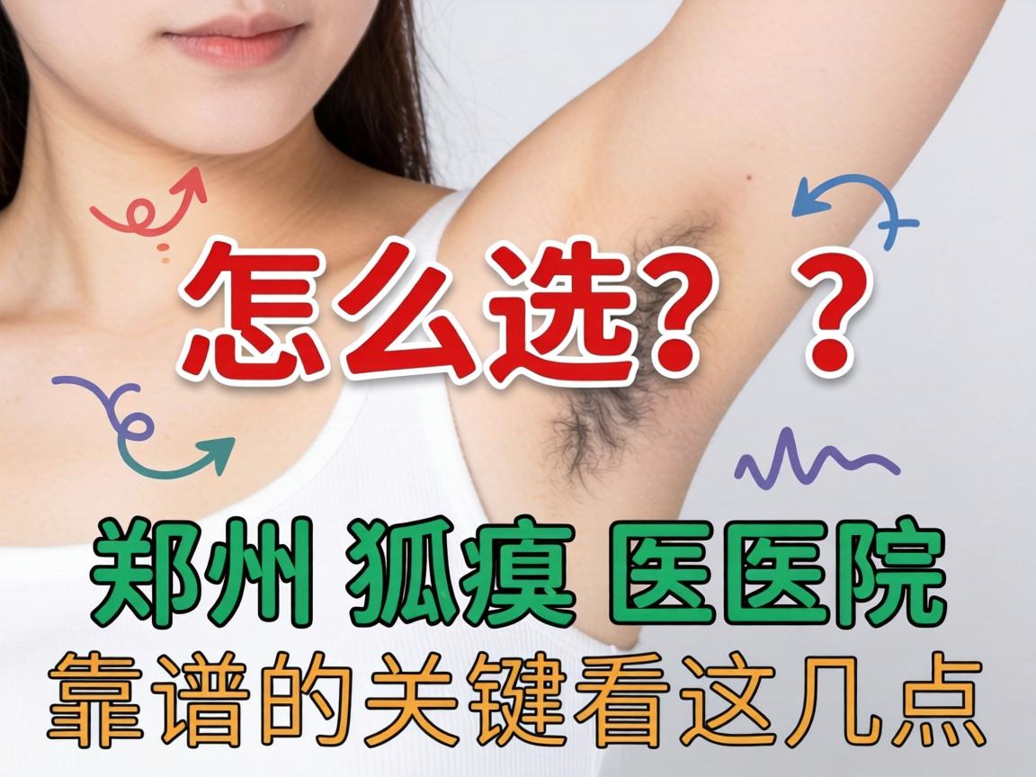郑州狐臭医院怎么选？郑州狐臭医院靠谱的关键看这几点