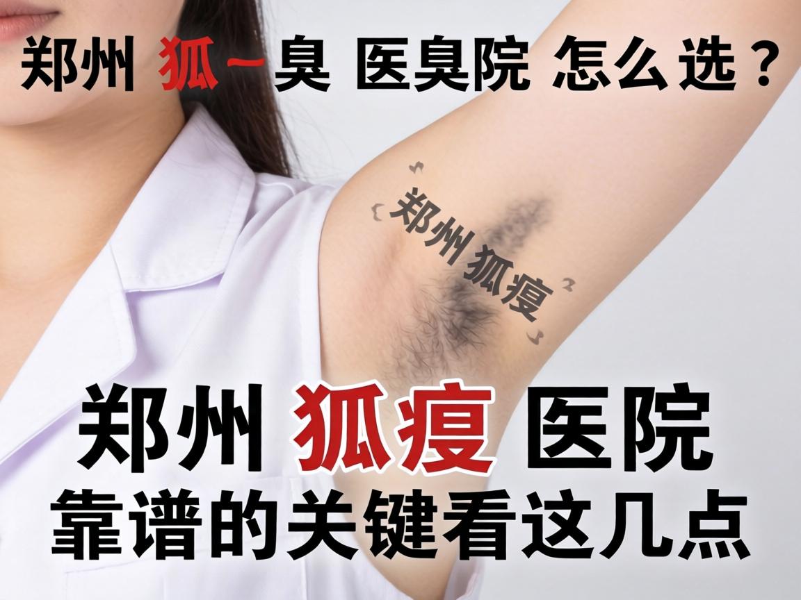 郑州狐臭医院怎么选？郑州狐臭医院靠谱的关键看这几点