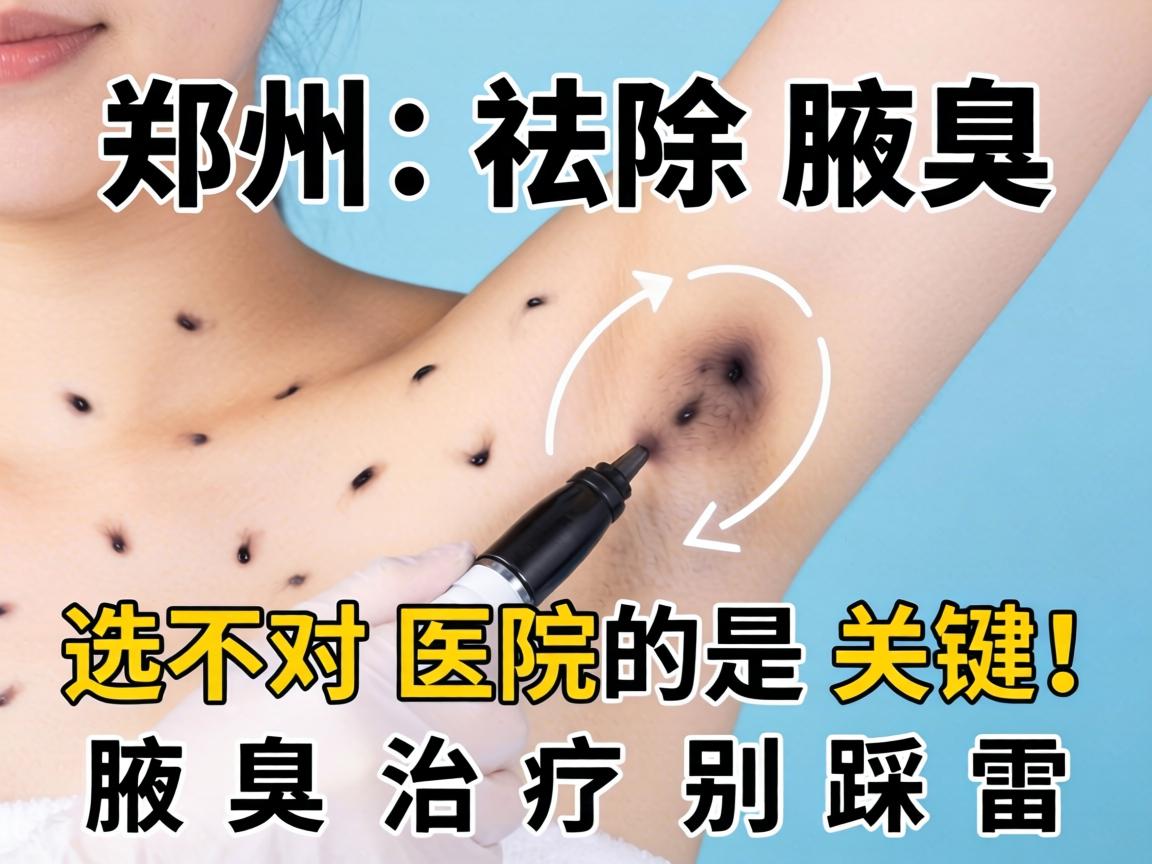 郑州祛除腋臭,选对医院是关键!腋臭治疗别踩雷 郑州祛除腋臭,选对医院是关键!腋臭治疗别踩雷