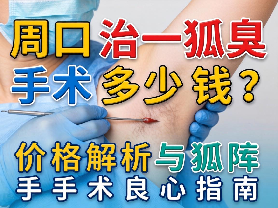 周口治狐臭手术多少钱？价格解析与狐臭手术良心指南