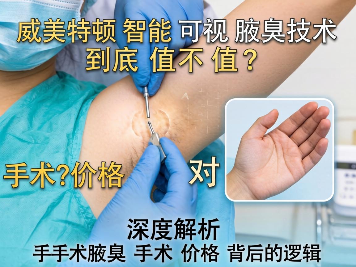 腋臭手术价格对比，威特顿智能可视腋臭技术到底值不值？深度解析腋臭手术价格背后的逻辑