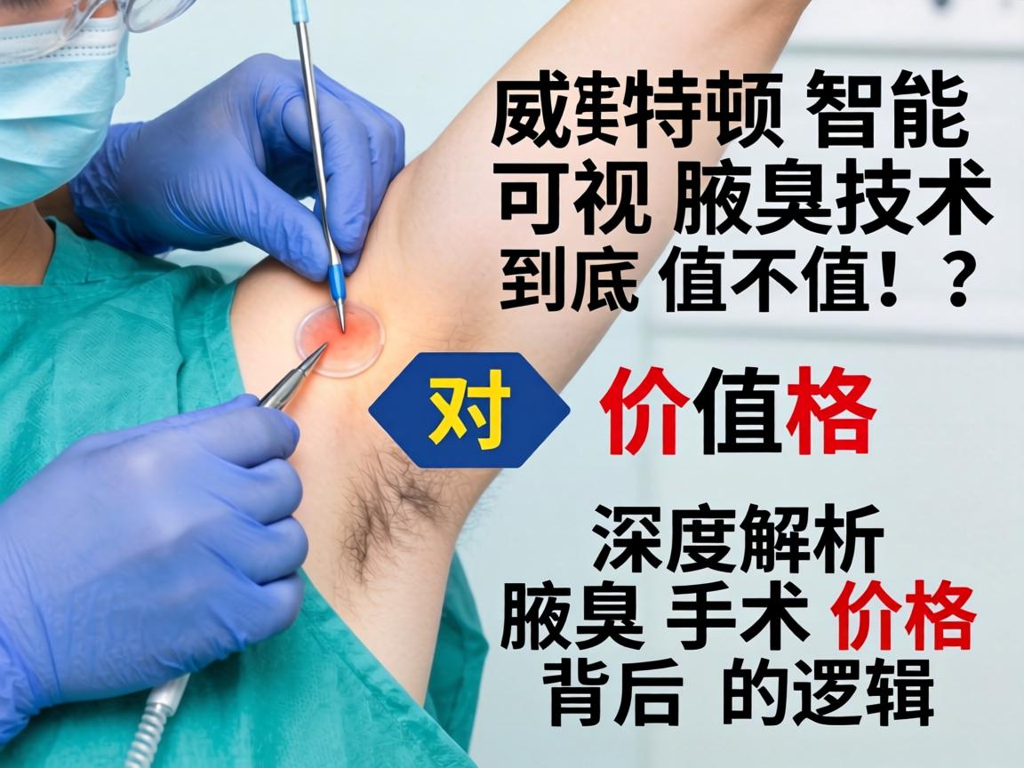 腋臭手术价格对比，威特顿智能可视腋臭技术到底值不值？深度解析腋臭手术价格背后的逻辑