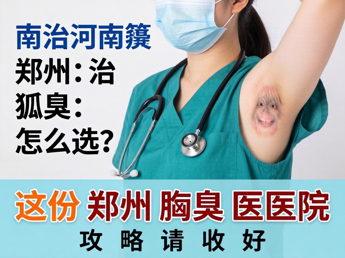 河南郑州治狐臭医院怎么选？这份郑州腋臭医院攻略请收好