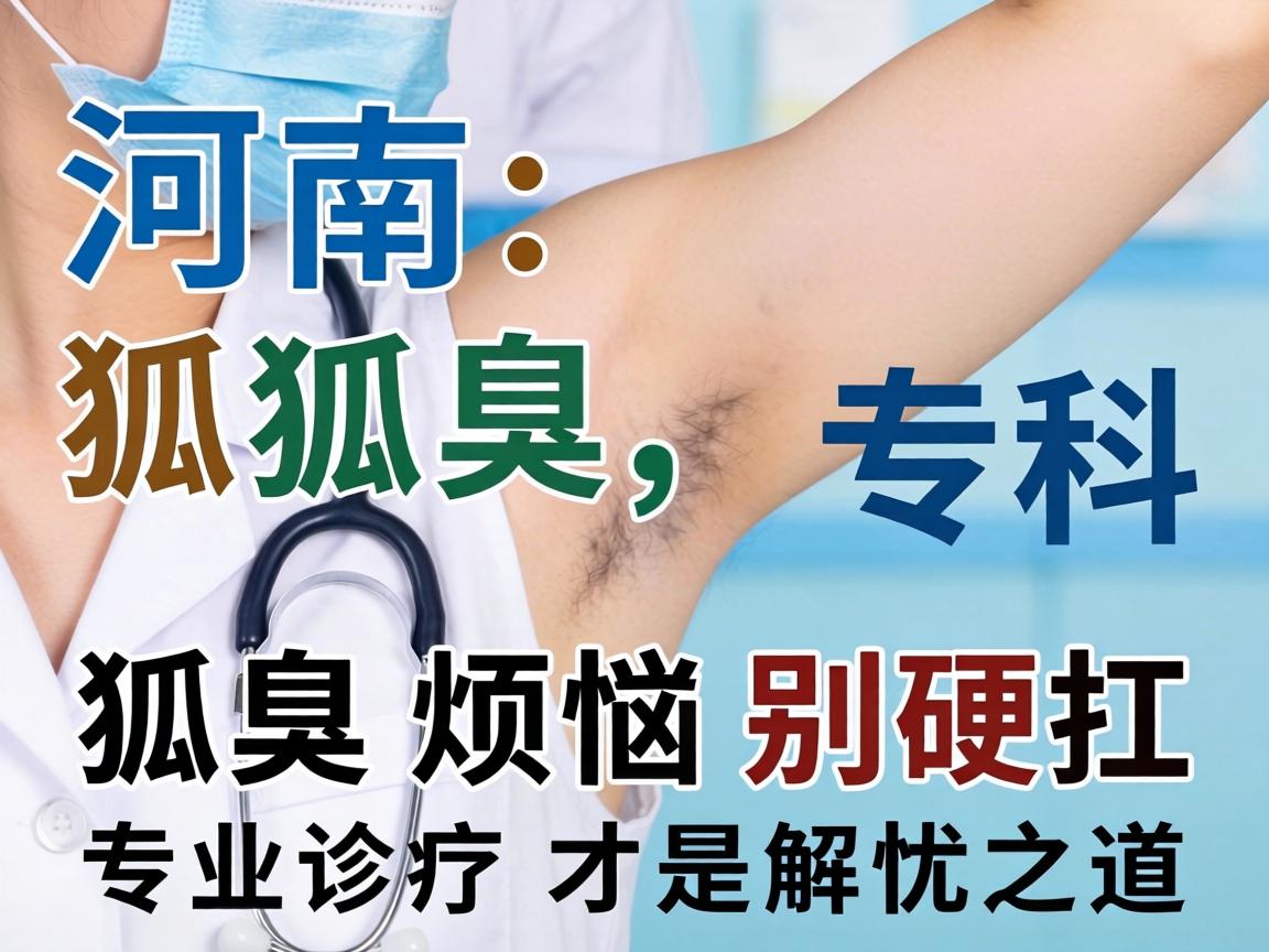 河南狐臭专科，狐臭烦恼别硬扛，专业诊疗才是解忧之道