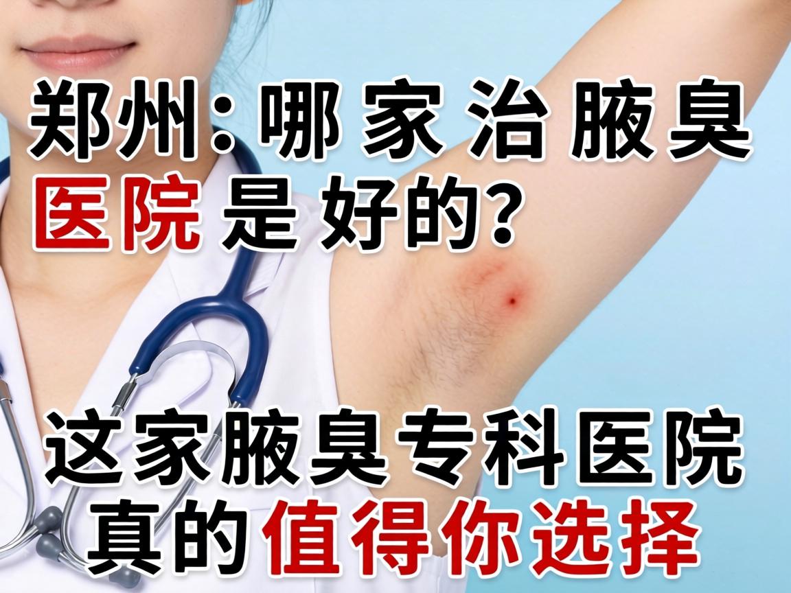 郑州哪家治腋臭医院是好的?这家腋臭专科医院真的值得你选择 郑州哪家治腋臭医院是好的?这家腋臭专科医院真的值得你选择