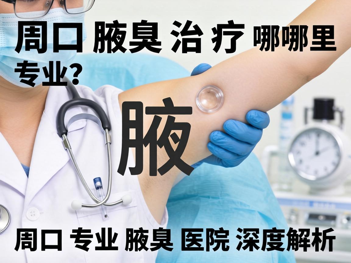 周口腋臭治疗哪里专业？周口专业腋臭医院深度解析
