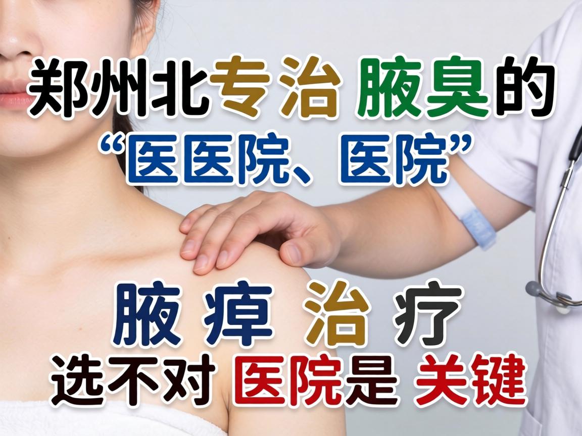 郑州专治腋臭的医院，腋臭治疗，选对医院是关键