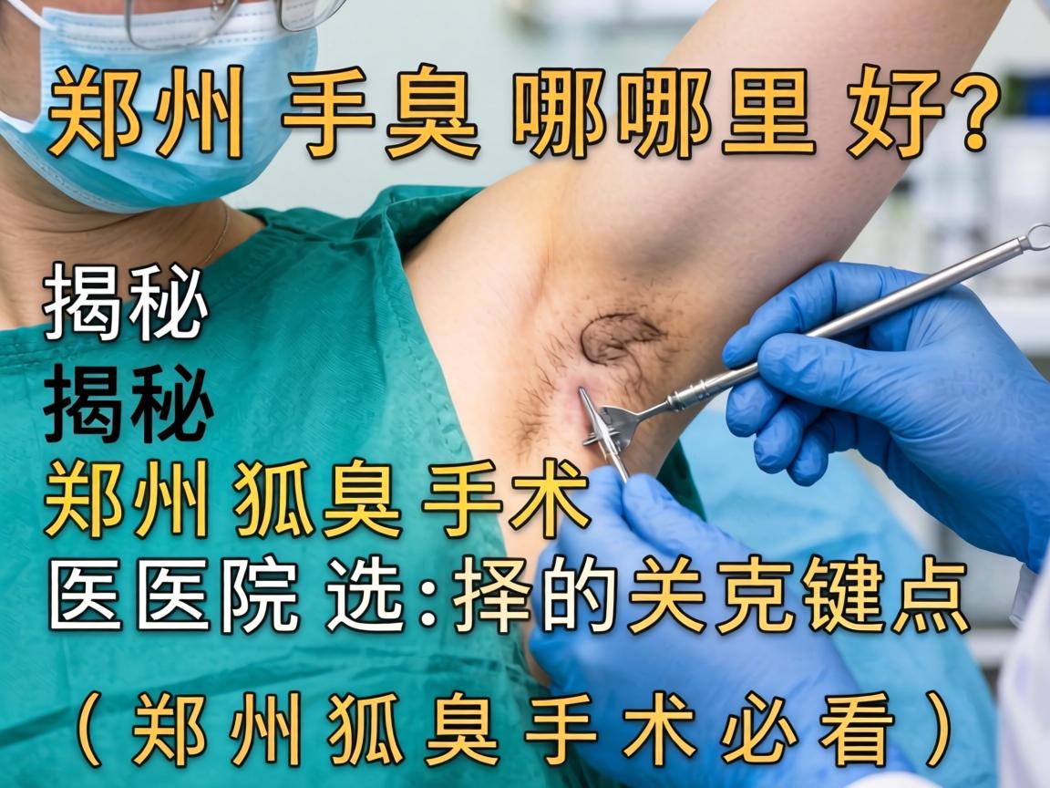 郑州狐臭手术哪里好？揭秘郑州狐臭手术医院选择的关键点（郑州狐臭手术必看）