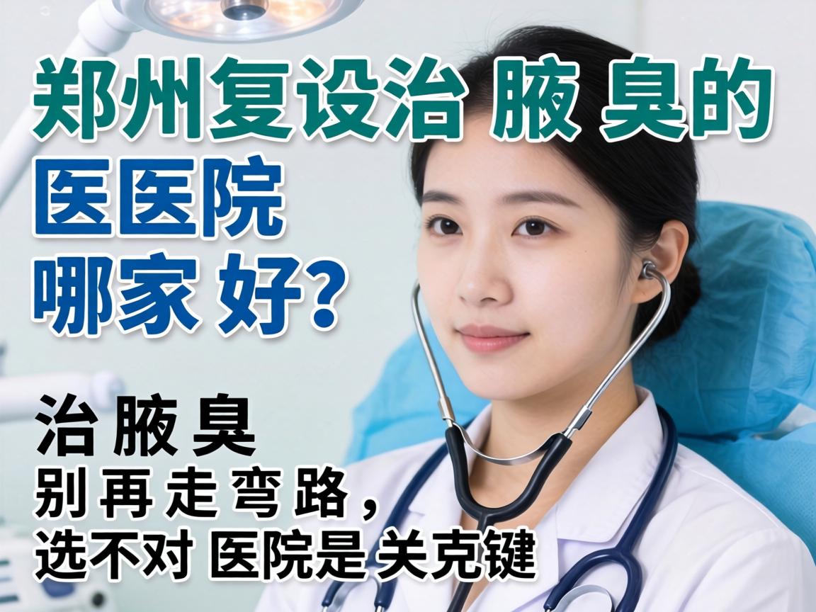 郑州治腋臭的医院哪家好?治腋臭别再走弯路,选对医院是关键 郑州治腋臭的医院哪家好?治腋臭别再走弯路,选对医院是关键