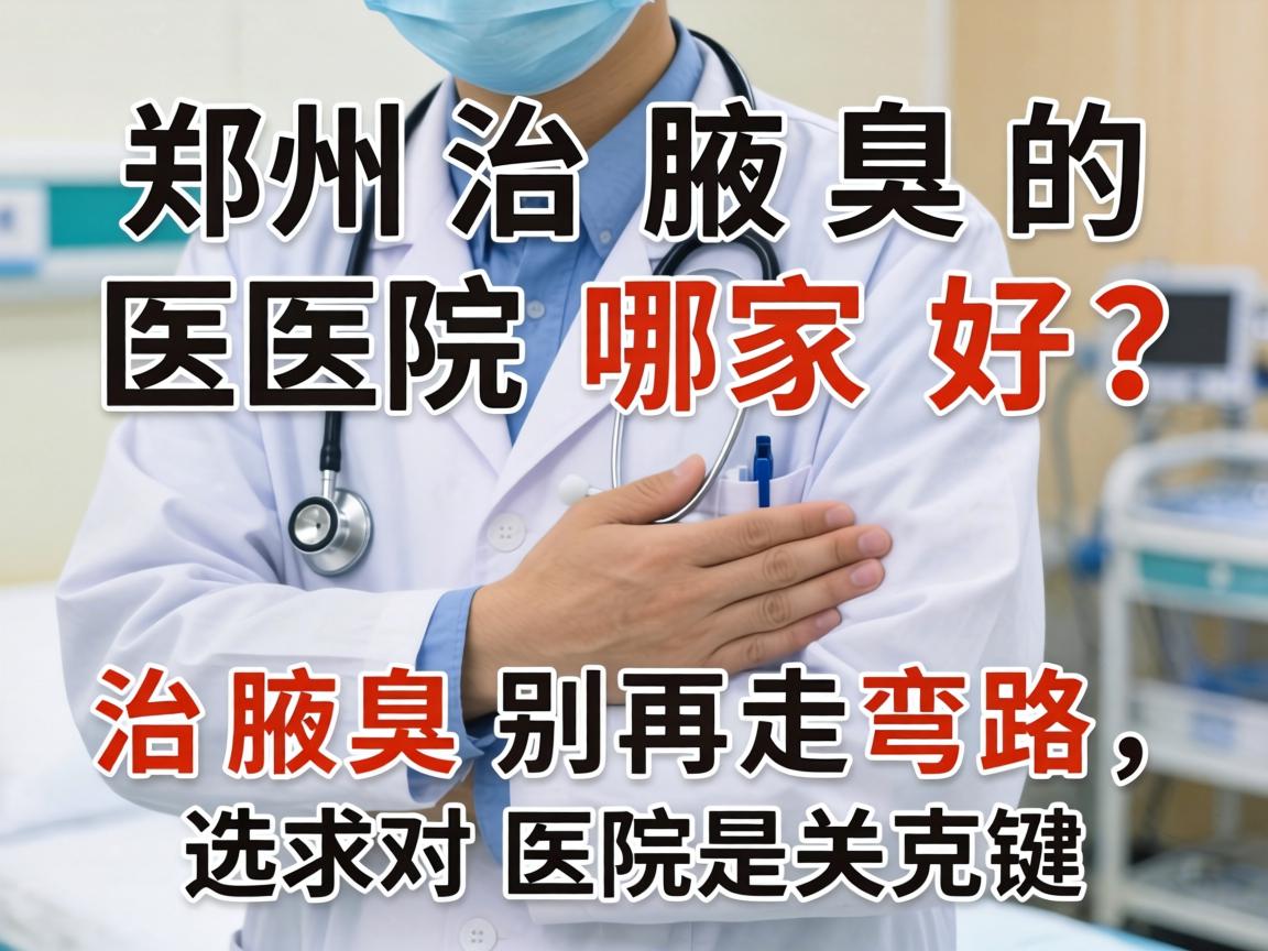 郑州治腋臭的医院哪家好?治腋臭别再走弯路,选对医院是关键 郑州治腋臭的医院哪家好?治腋臭别再走弯路,选对医院是关键
