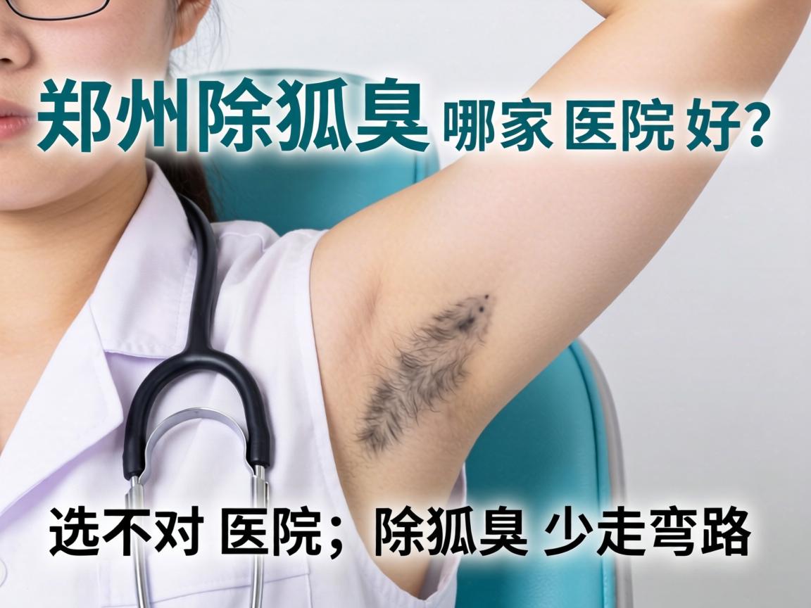 郑州除狐臭哪家医院好？选对医院，除狐臭少走弯路