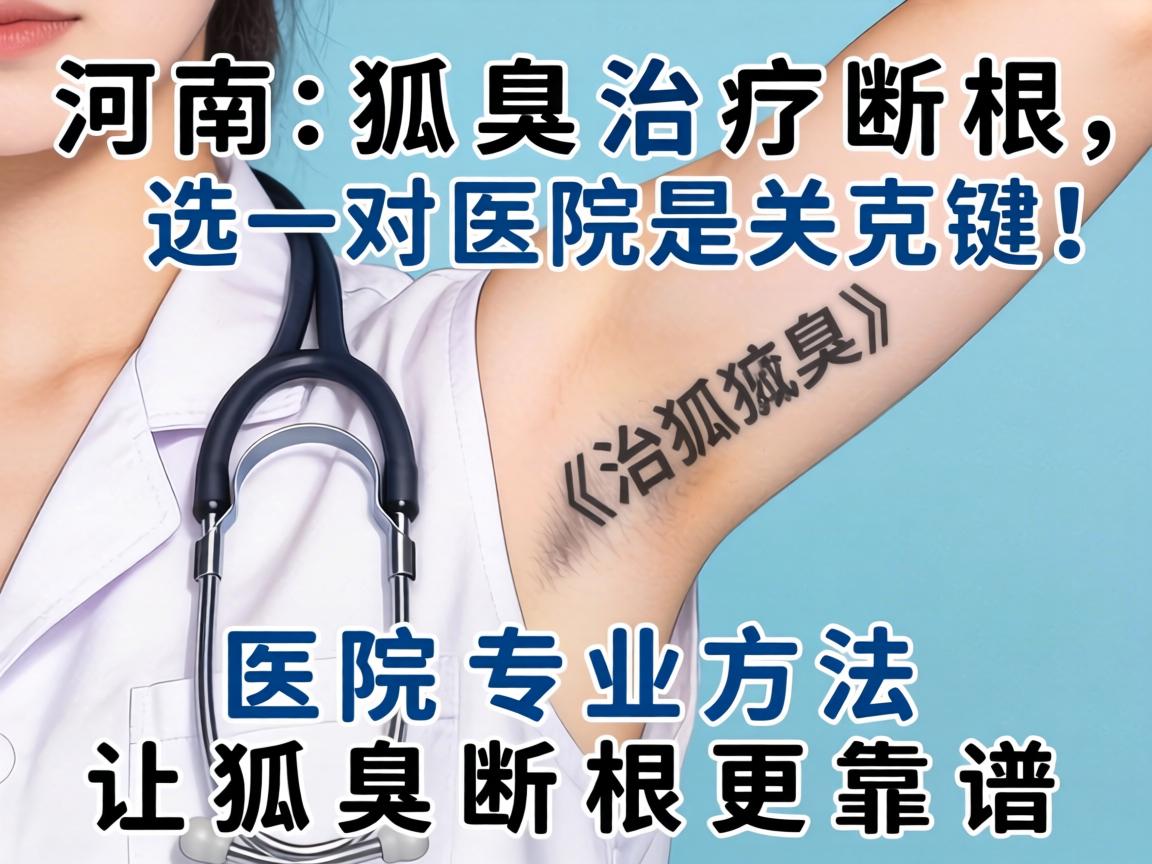 河南狐臭治疗断根,选对医院是关键!医院专业方法让狐臭断根更靠谱 河南狐臭治疗断根,选对医院是关键!医院专业方法让狐臭断根更靠谱