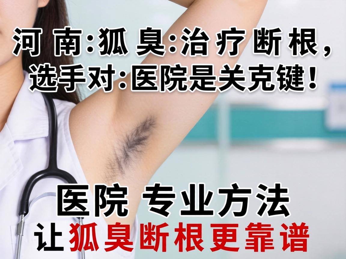 河南狐臭治疗断根,选对医院是关键!医院专业方法让狐臭断根更靠谱 河南狐臭治疗断根,选对医院是关键!医院专业方法让狐臭断根更靠谱