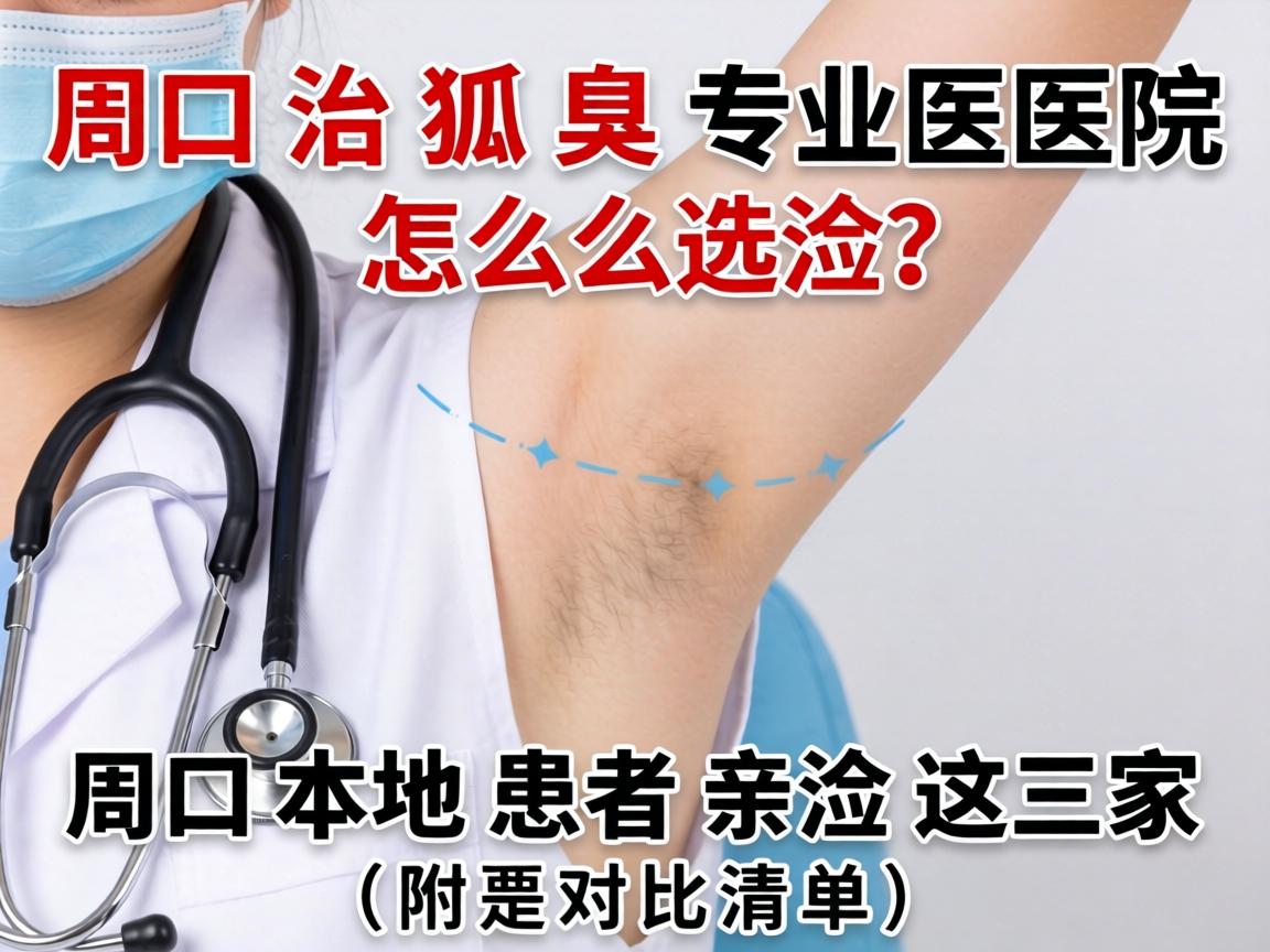 周口治狐臭专业医院怎么选？周口本地患者亲测这三家（附对比清单）