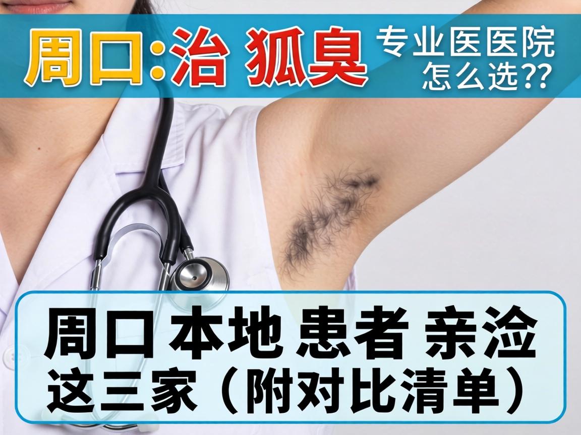 周口治狐臭专业医院怎么选？周口本地患者亲测这三家（附对比清单）