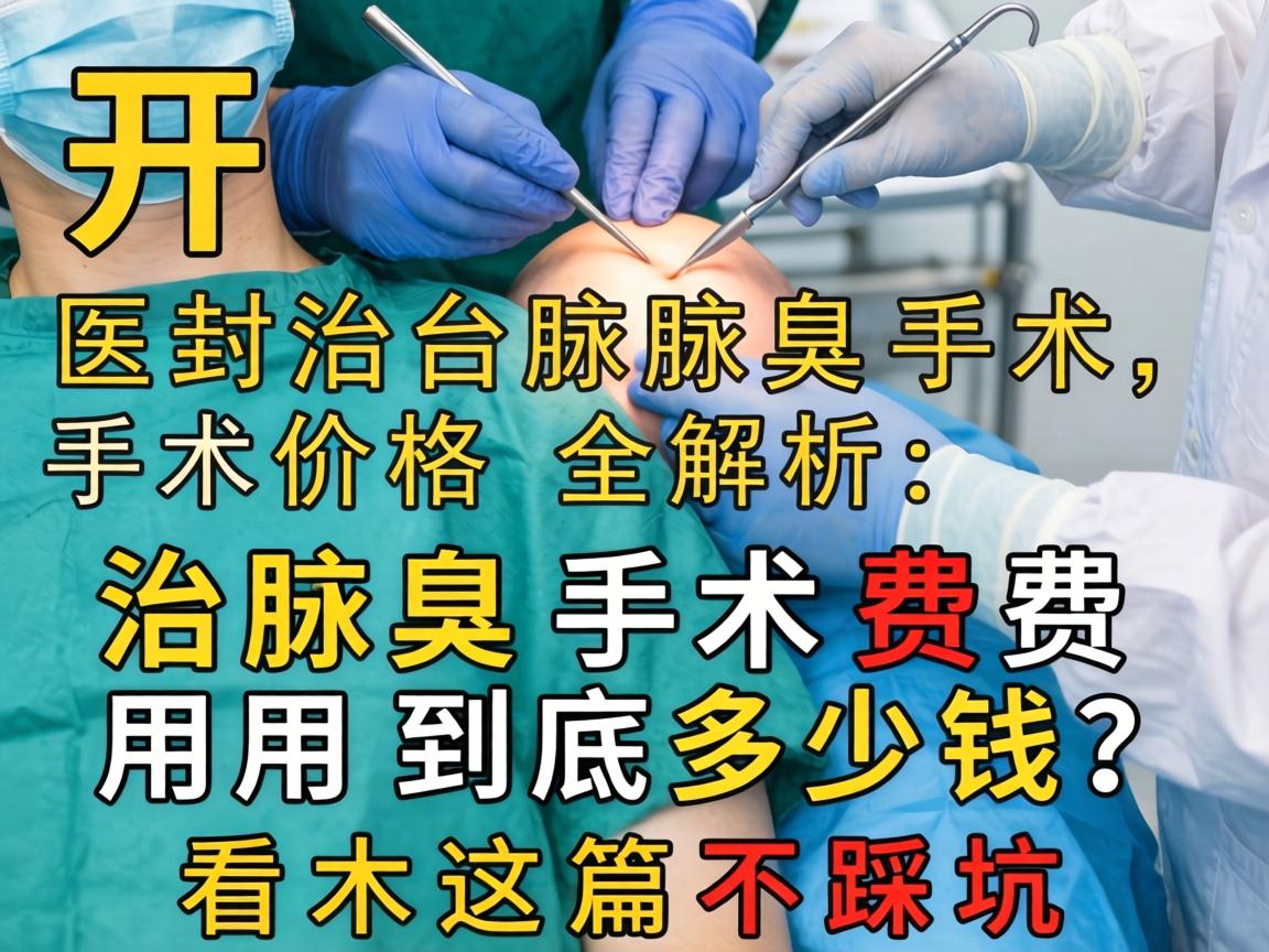 开封治腋臭手术价格全解析，治腋臭手术费用到底多少钱？看完这篇不踩坑