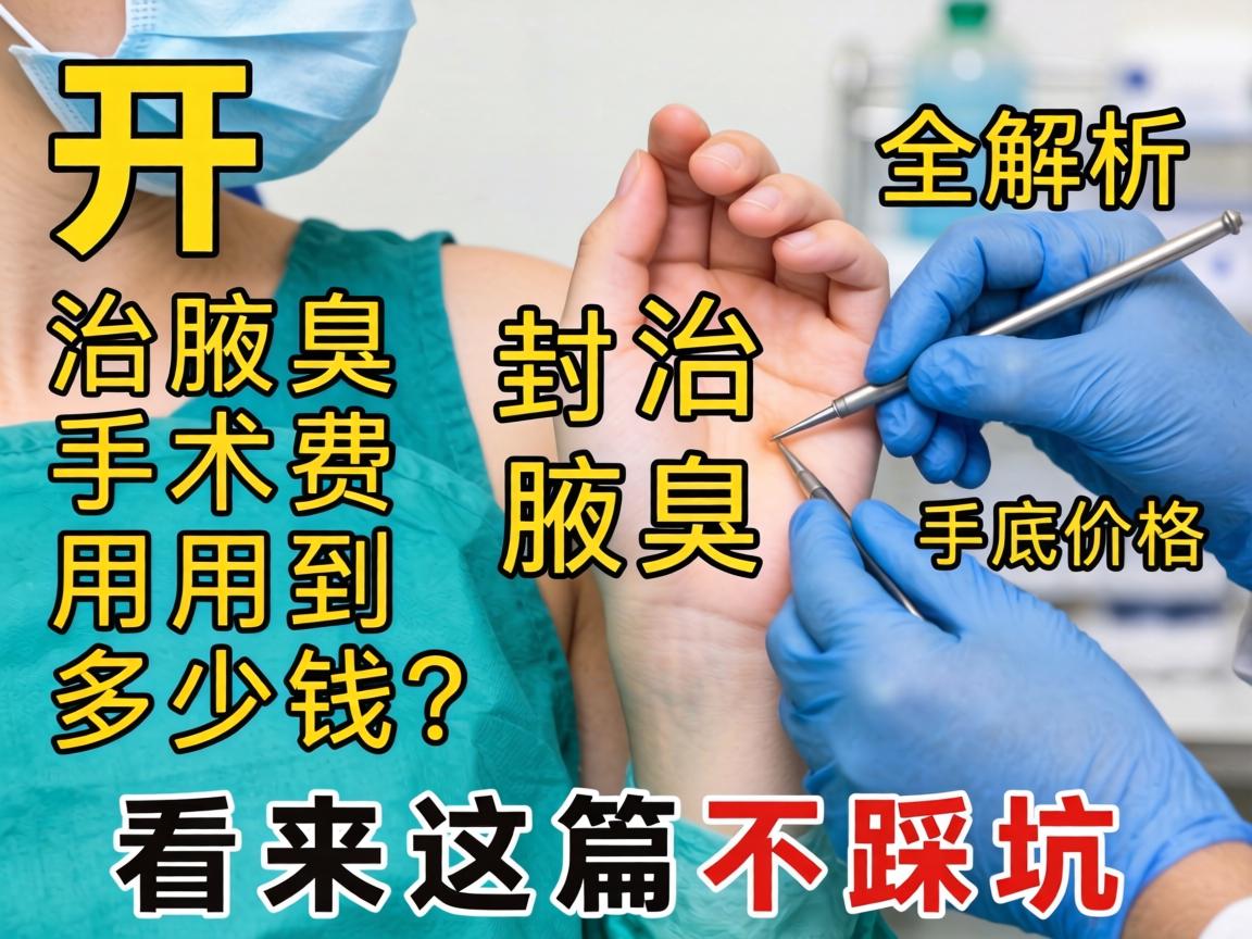 开封治腋臭手术价格全解析，治腋臭手术费用到底多少钱？看完这篇不踩坑