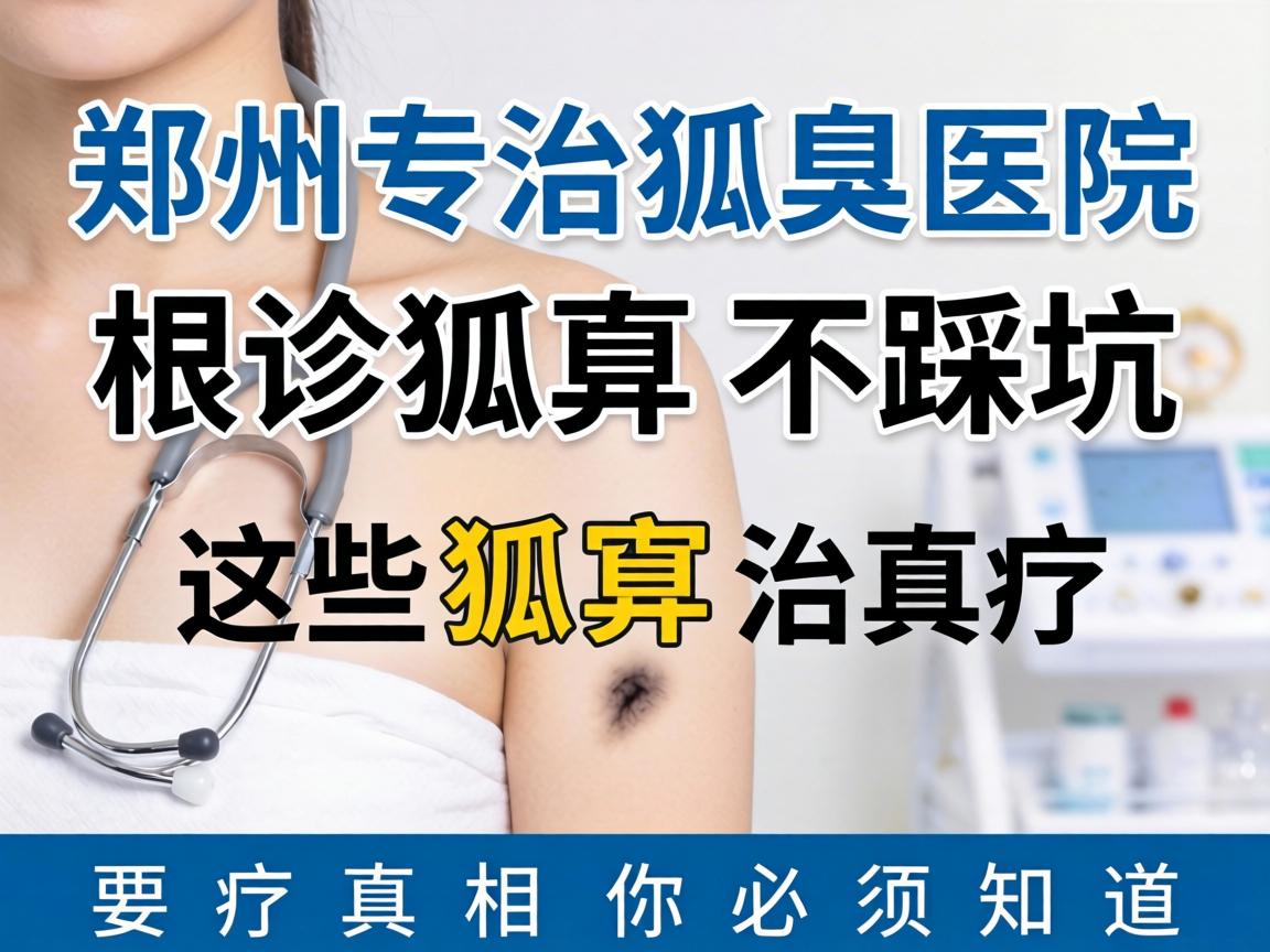 郑州专治狐臭医院，根治狐臭不踩坑，这些狐臭治疗真相你必须知道