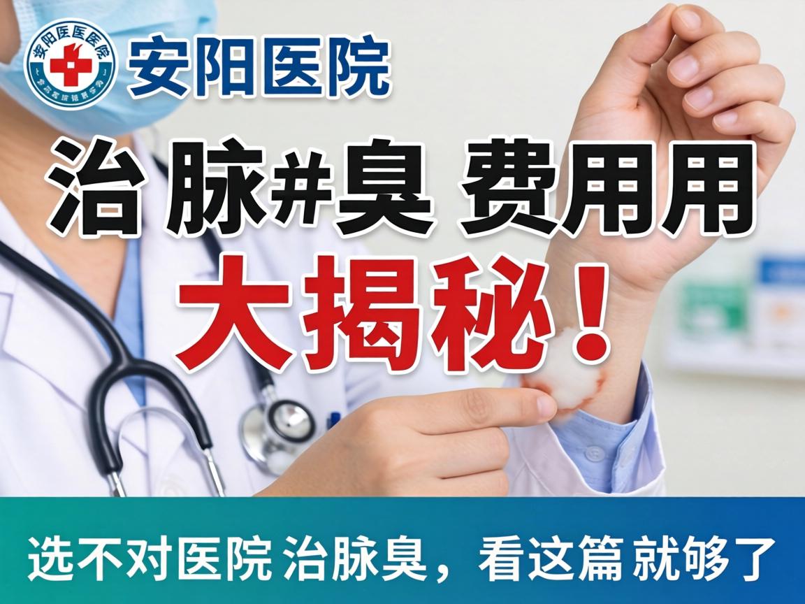 安阳医院治腋臭费用大揭秘！选对医院治腋臭，看这篇就够了
