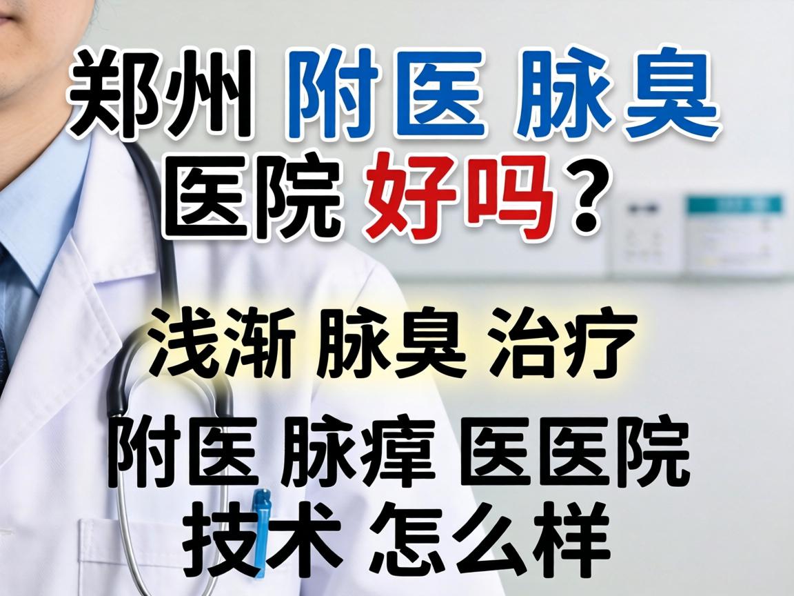 郑州附医腋臭医院好吗？浅析腋臭治疗，附医腋臭医院技术怎么样