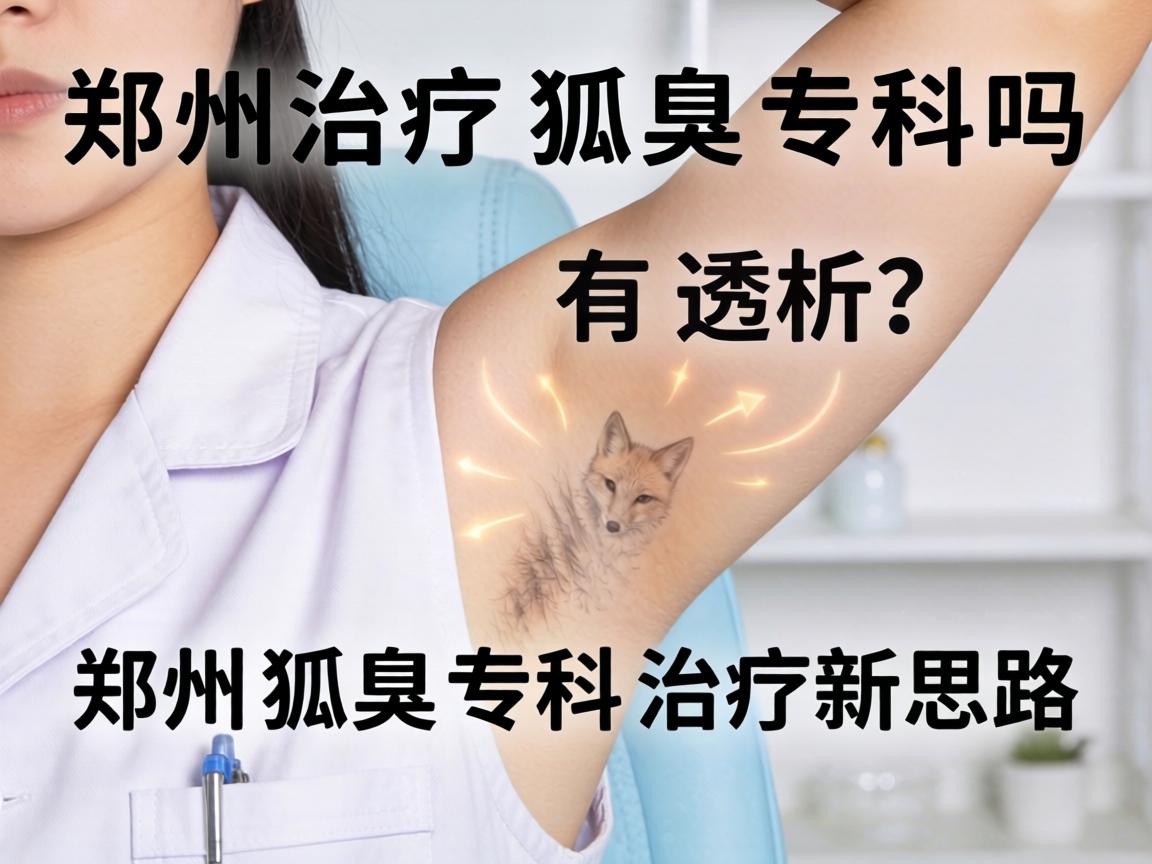 郑州治疗狐臭有专科吗?透析郑州狐臭专科治疗新思路 郑州治疗狐臭有专科吗?透析郑州狐臭专科治疗新思路