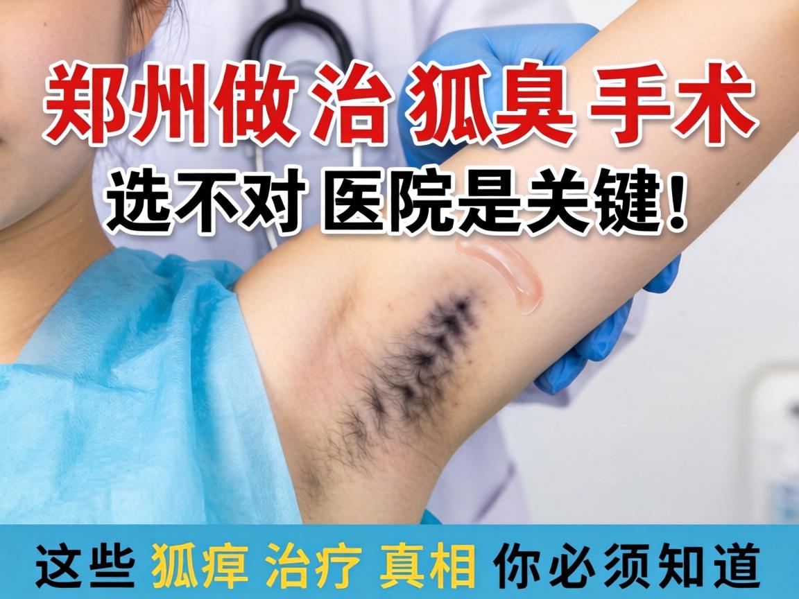 郑州做狐臭手术,选对医院是关键!这些狐臭治疗真相你必须知道 郑州做狐臭手术,选对医院是关键!这些狐臭治疗真相你必须知道