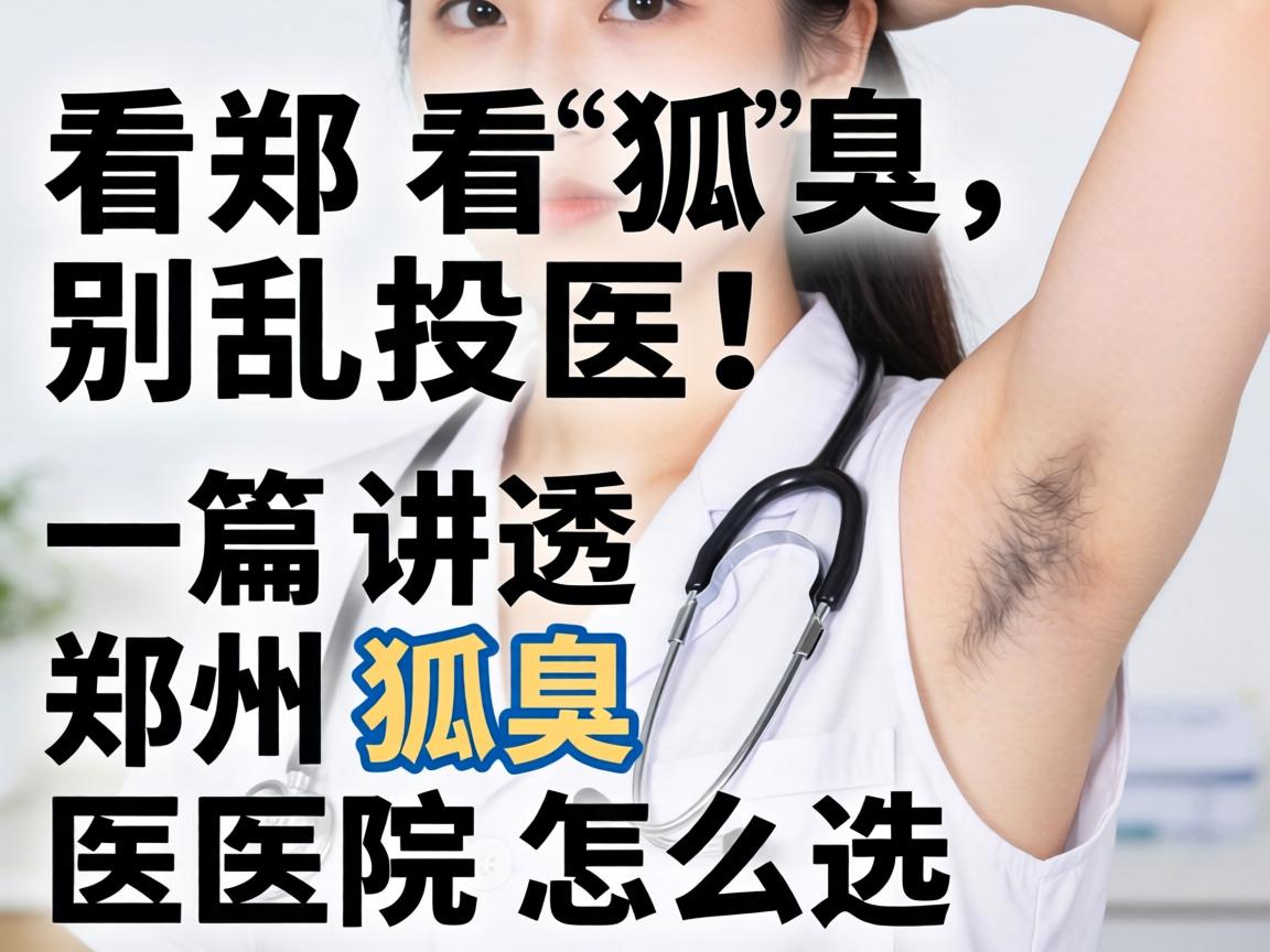 郑州看狐臭,别乱投医!一篇讲透郑州狐臭医院怎么选 郑州看狐臭,别乱投医!一篇讲透郑州狐臭医院怎么选