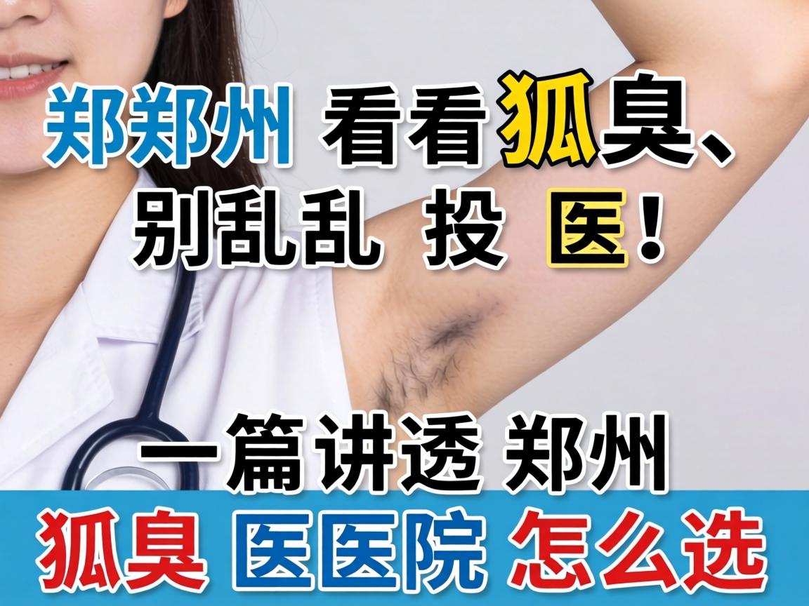 郑州看狐臭,别乱投医!一篇讲透郑州狐臭医院怎么选 郑州看狐臭,别乱投医!一篇讲透郑州狐臭医院怎么选