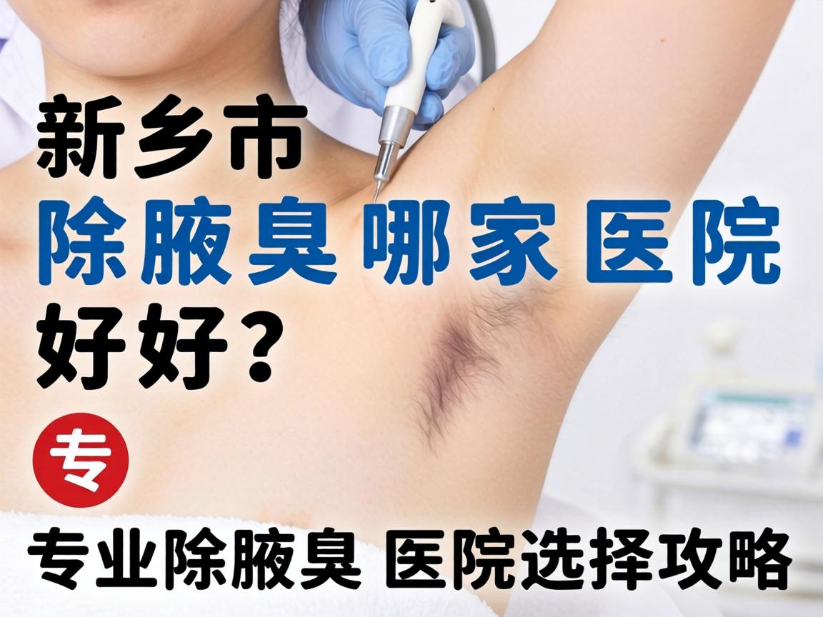 新乡市除腋臭哪家医院好？专业除腋臭医院选择攻略