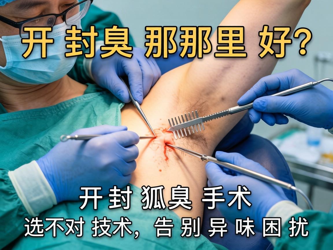 开封狐臭手术那里好？开封狐臭手术选对技术，告别异味困扰