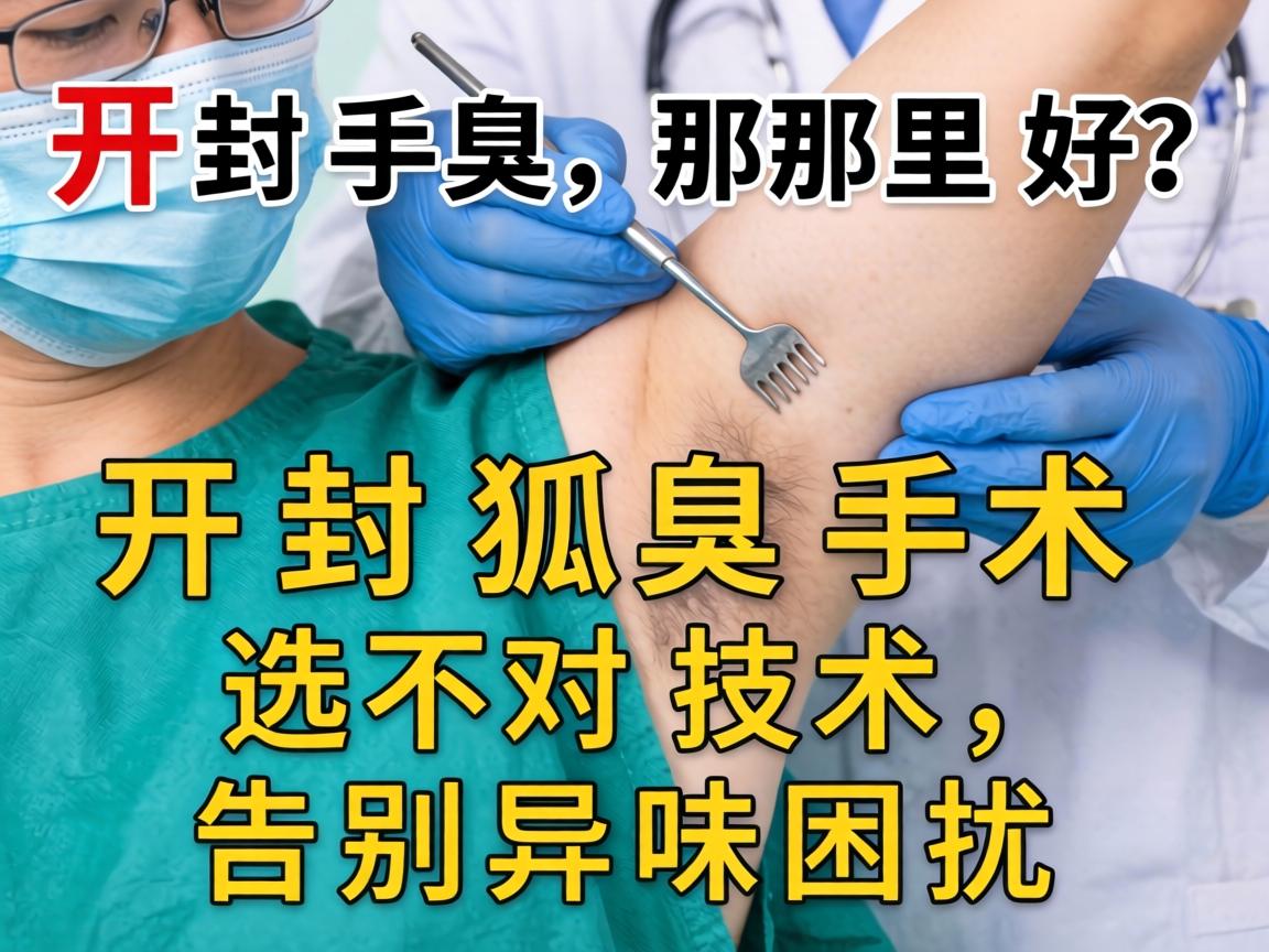 开封狐臭手术那里好？开封狐臭手术选对技术，告别异味困扰