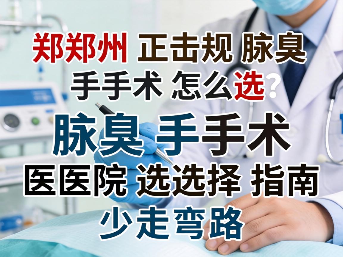 郑州正规腋臭手术医院怎么选?腋臭手术医院选择指南,少走弯路 郑州正规腋臭手术医院怎么选?腋臭手术医院选择指南,少走弯路