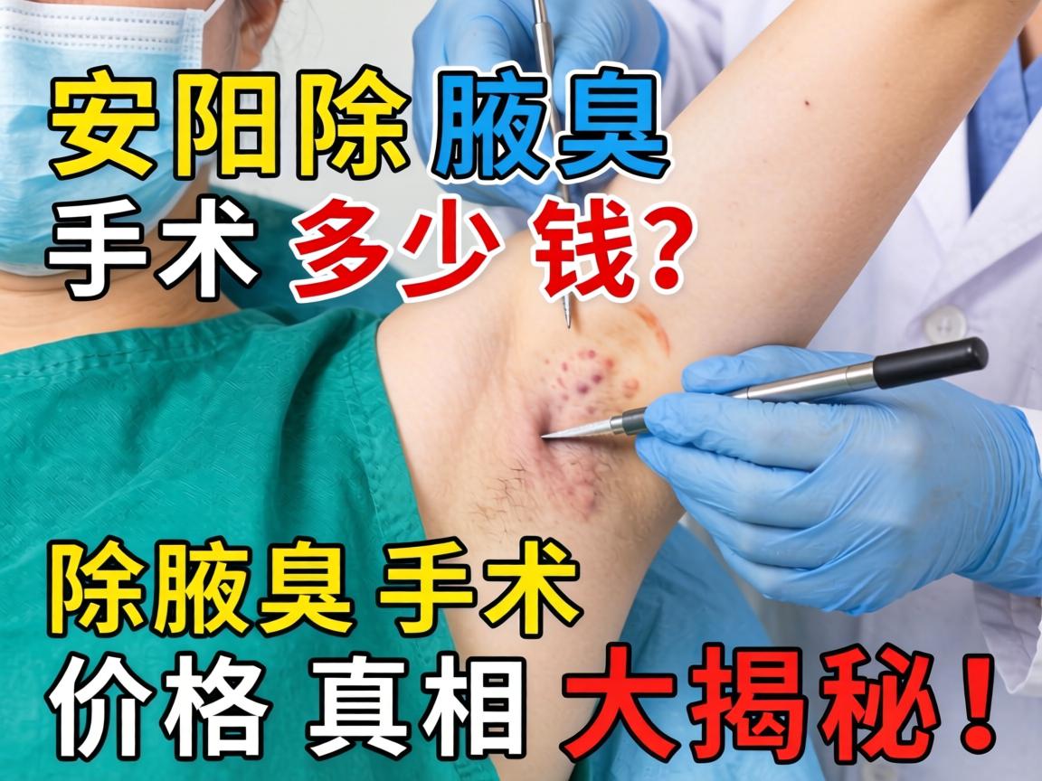 安阳除腋臭手术多少钱?除腋臭手术价格真相大揭秘! 安阳除腋臭手术多少钱?除腋臭手术价格真相大揭秘!
