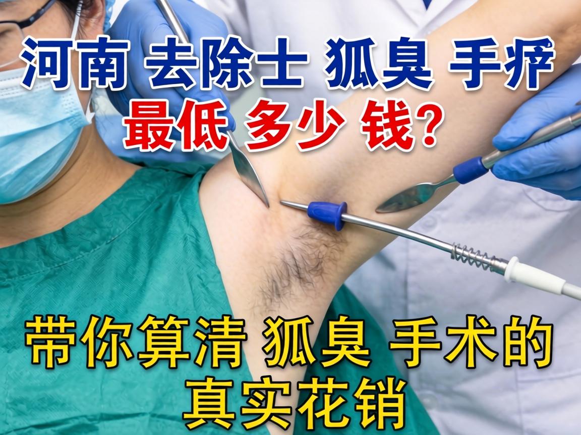 河南去除狐臭手术最低多少钱?带你算清狐臭手术的真实花销 河南去除狐臭手术最低多少钱?带你算清狐臭手术的真实花销