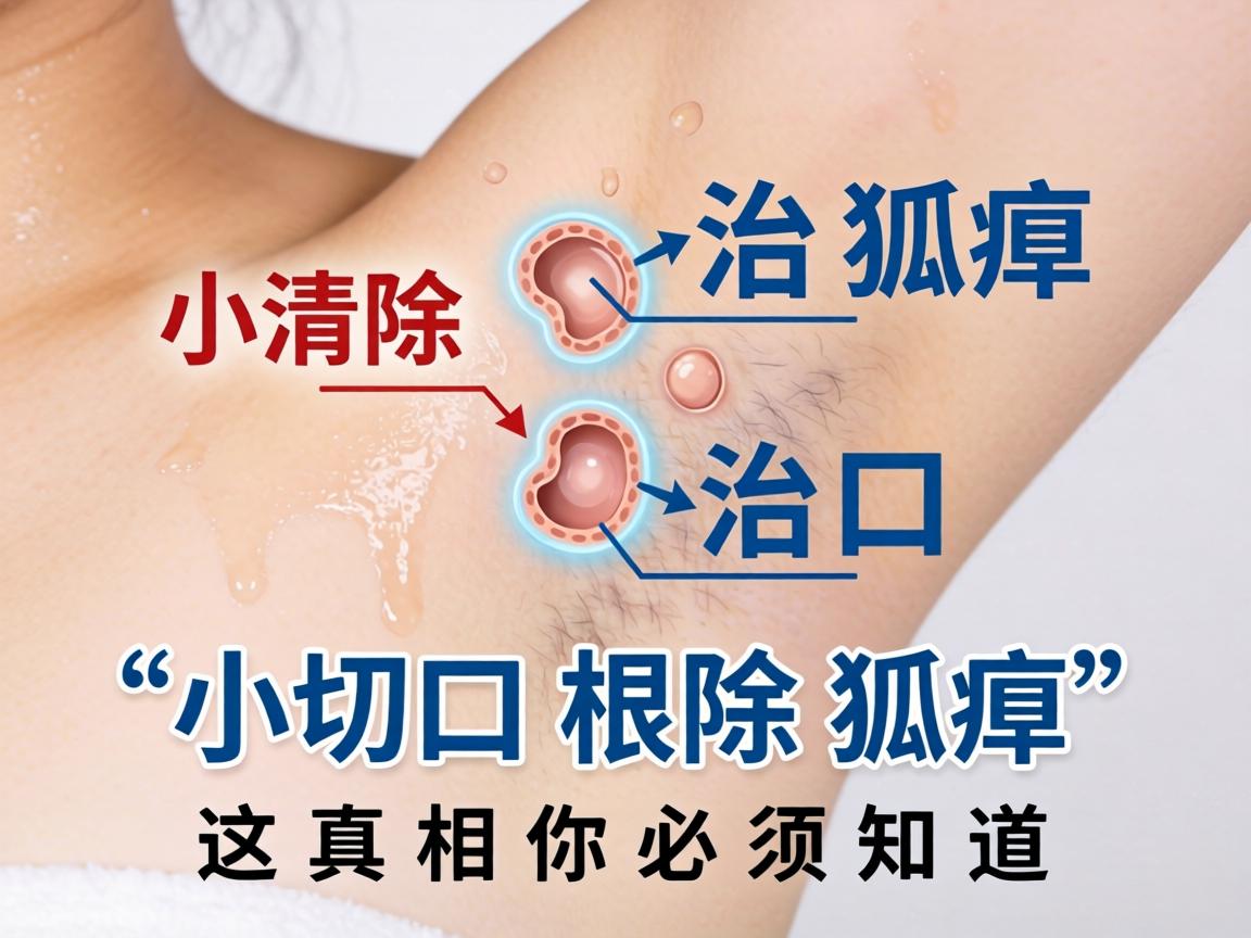 小切口汗腺清除治狐臭，小切口根除狐臭，这些真相你必须知道