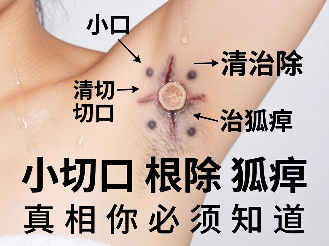 小切口汗腺清除治狐臭，小切口根除狐臭，这些真相你必须知道