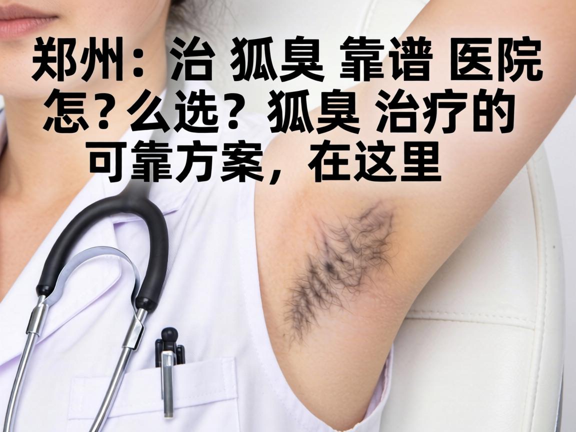 郑州治狐臭靠谱医院怎么选？狐臭治疗的可靠方案在这里