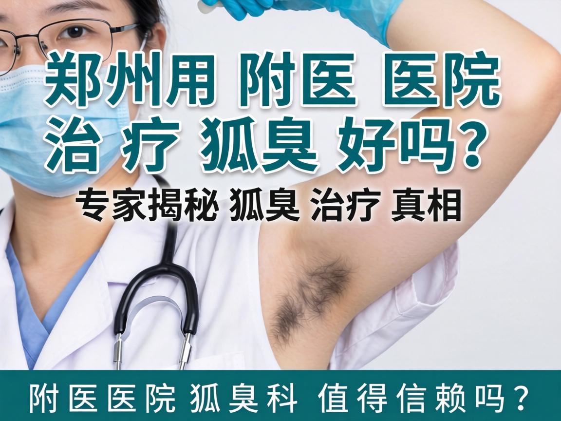 郑州附医医院治疗狐臭好吗?专家揭秘狐臭治疗真相,附医医院狐臭科值得信赖吗? 郑州附医医院治疗狐臭好吗?专家揭秘狐臭治疗真相,附医医院狐臭科值得信赖吗?