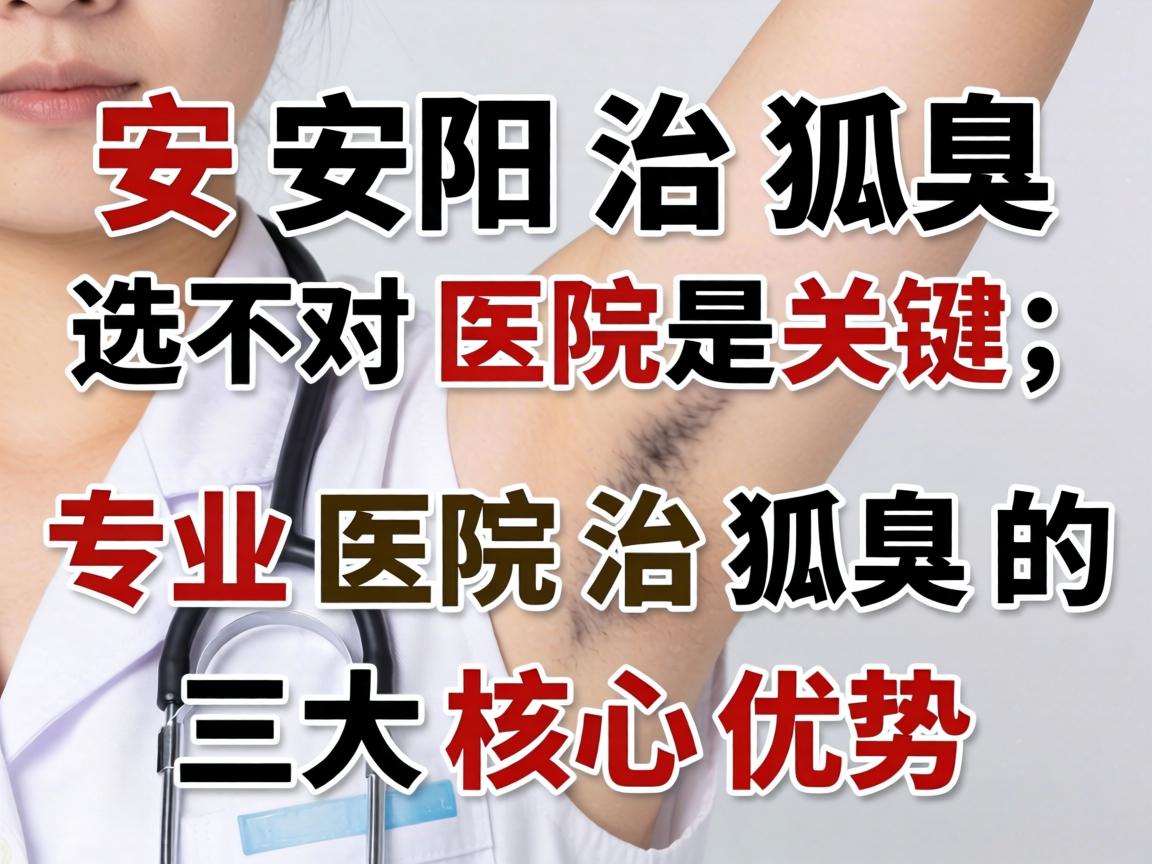 安阳治狐臭,选对医院是关键,专业医院治狐臭的三大核心优势 安阳治狐臭,选对医院是关键,专业医院治狐臭的三大核心优势