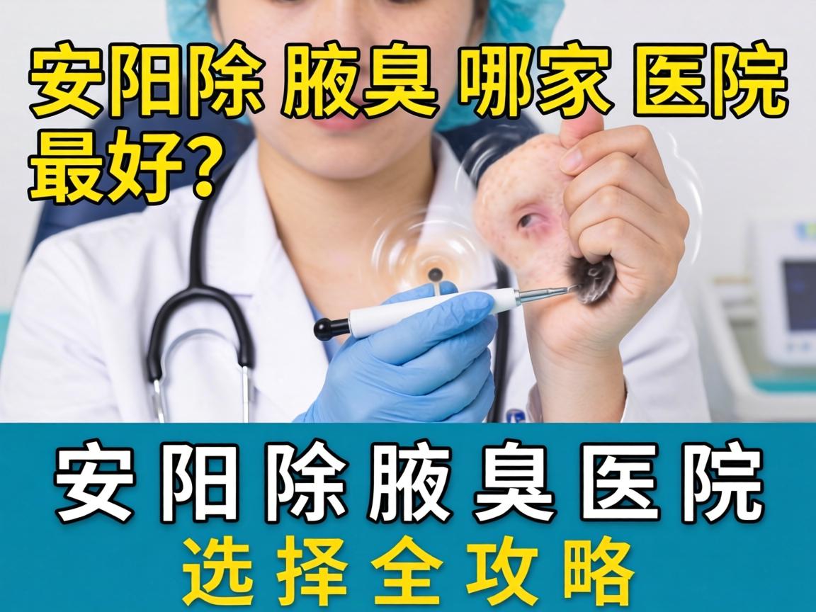 安阳除腋臭哪家医院最好？安阳除腋臭医院选择全攻略