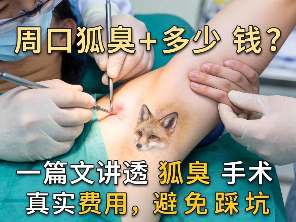 周口狐臭手术多少钱？一篇文章讲透狐臭手术真实费用，避免踩坑