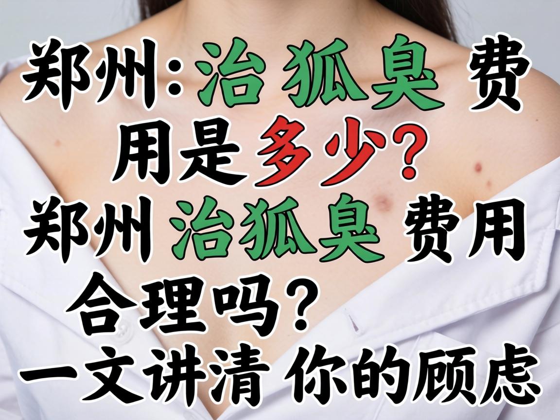 郑州治狐臭费用是多少？郑州治狐臭费用合理吗？一文讲清你的顾虑