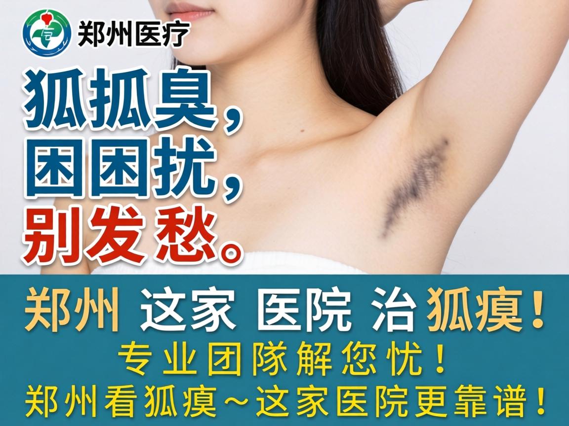 狐臭困扰别发愁,郑州这家医院治狐臭,专业团队解您忧!郑州看狐臭,这家医院更靠谱! 狐臭困扰别发愁,郑州这家医院治狐臭,专业团队解您忧!郑州看狐臭,这家医院更靠谱!
