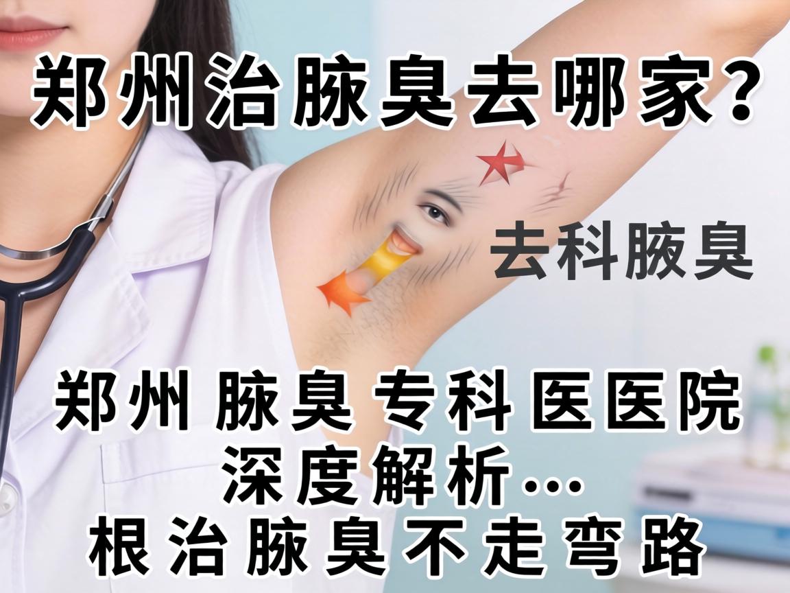 郑州治腋臭去哪家？郑州腋臭专科医院深度解析，根治腋臭不走弯路