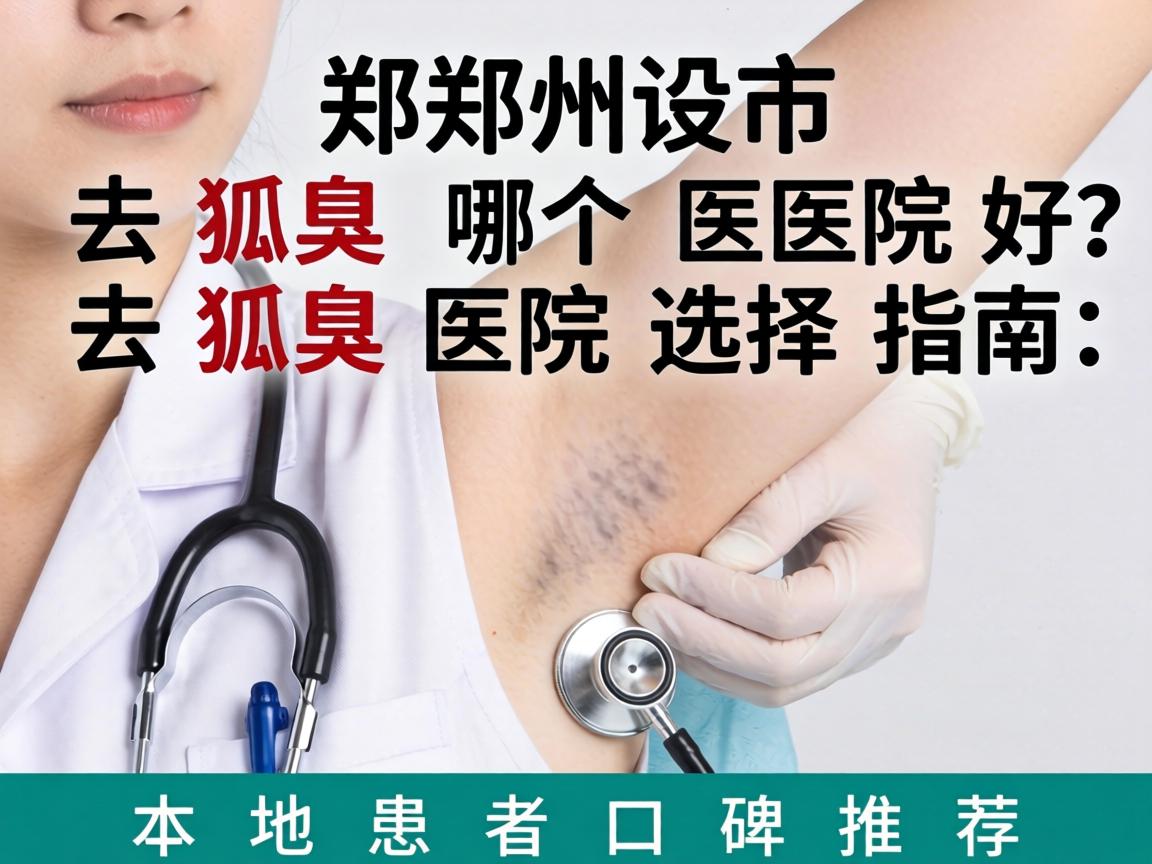 郑州市去狐臭哪个医院好？去狐臭医院选择指南，本地患者口碑推荐